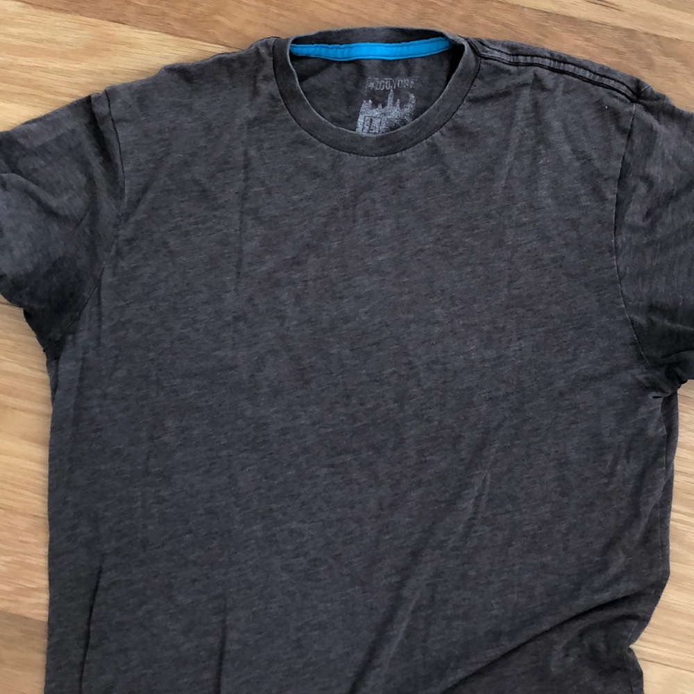 Generic Gray Men's Cotton T-shirt